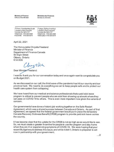 jdrf open letter|Open Letter to Ministers Freeland and Holland .
